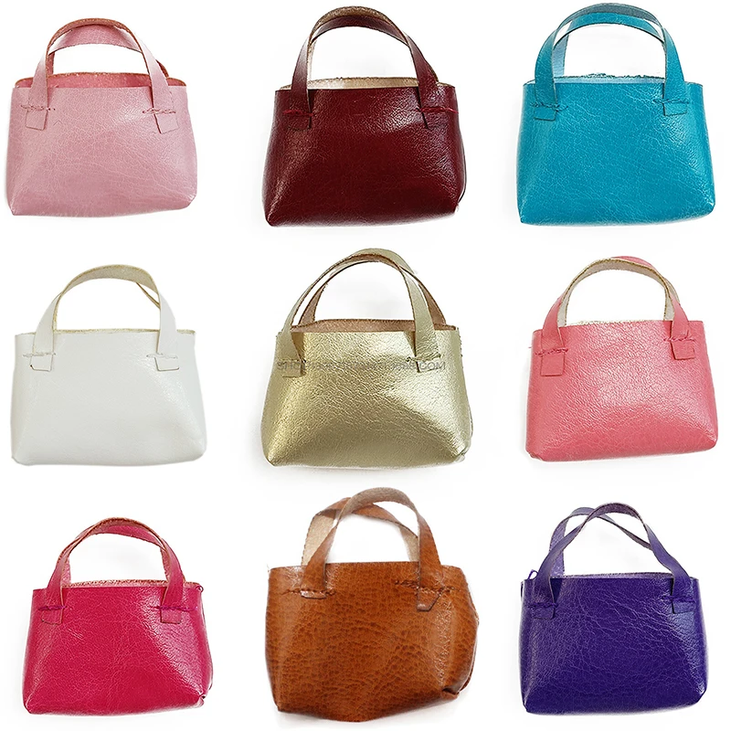 1Pc Nette Miniatur Puppe Tasche Spielzeug Für 1/6 BJD Puppe Handtasche Puppenhaus Dekor 30cm Puppen Zubehör Kinder geschenke