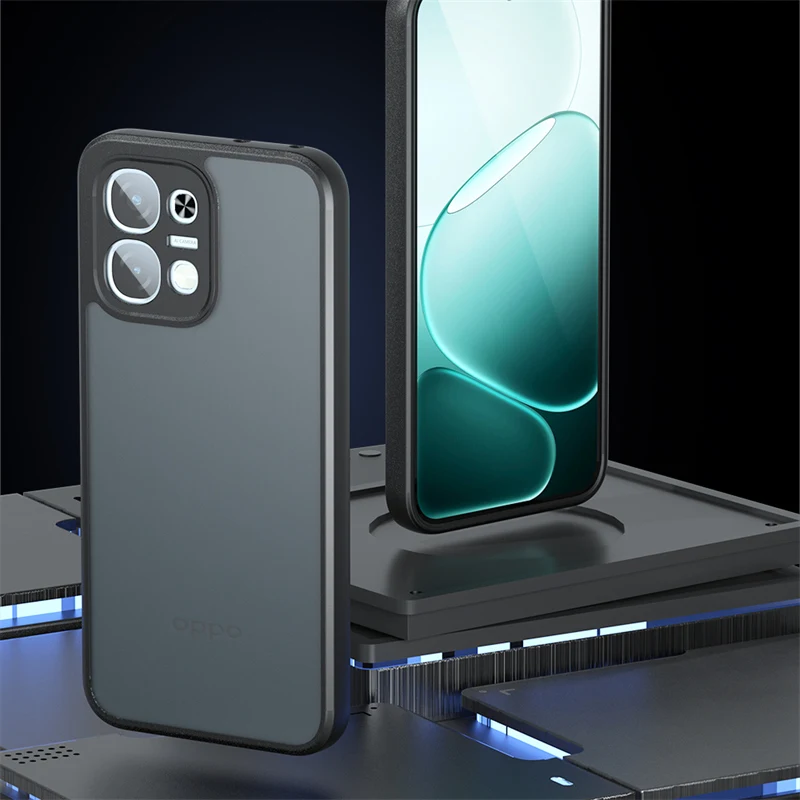 حافظة لهاتف اوبو A6 برو العالمية حافظة هاتف غير لامعة لهاتف اوبو A6 5G الصين الجلد الإحساس الشحول الغطاء الخلفي لهاتف اوبو F31 5G العالمي #1