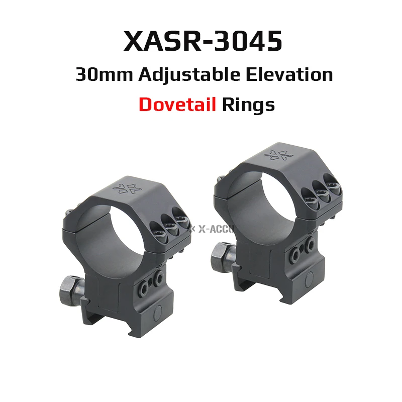 Vector Optics 30 mm verstelbare hoogte Picatinny /dovetail Rail Scope Ringen Tactische houder voor jacht Airsoft