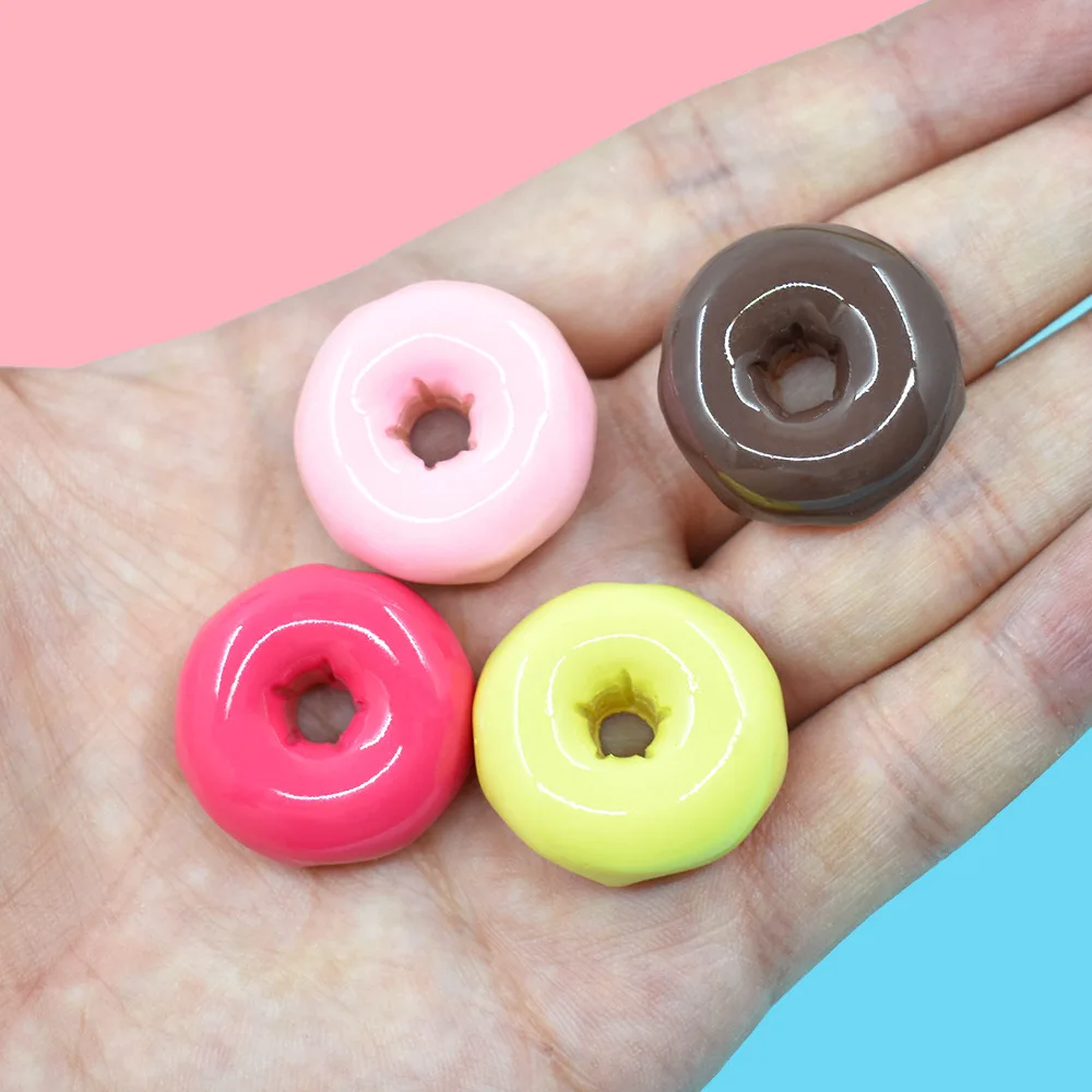 6/8/10 stücke Mini süße Süßigkeiten Donut Puppe Essen so tun, als spielen Puppenhaus Zubehör Miniatur Home Craft Dekor Kuchen Kinder Küche Spielzeug – Detail 9