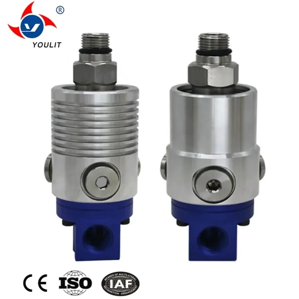 1109/902 Series Rotor-Mounted Rotating Unions for Coolant Service with Dry Running