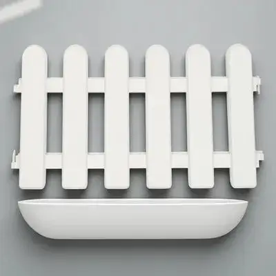 

2Pcs Plastic White Garden Fence Landscape Edging Border Durable Decorative Courtyard Flower Driveway Christmas Tree Fence