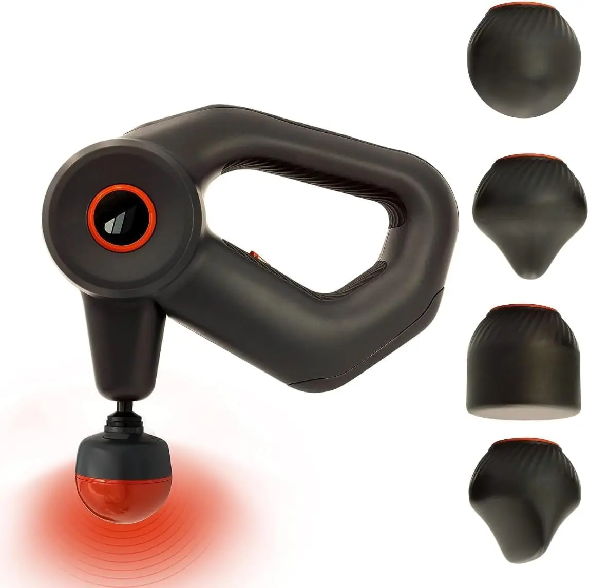 Deep Tissue Percussion Massager with Heat Ball Technology, 3 Speeds, Portable for Muscle Recovery & Wellness