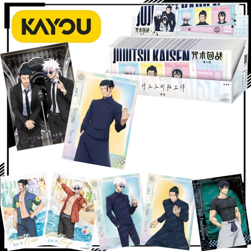 

KAYOU Official Jujutsu Kaisen Polaroid Card Series 1 Cartoon Gojo Satoru Collectible Card Anime Merchandise Trendy Toy