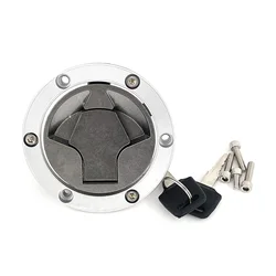 Motorcycle Fuel Gas Tank Cap Cover Lock+Key For Kawasaki Ninja 250 EX300 EX 250 EX250 Ninja 300 Z250 Z300 Z 300 Z250SL