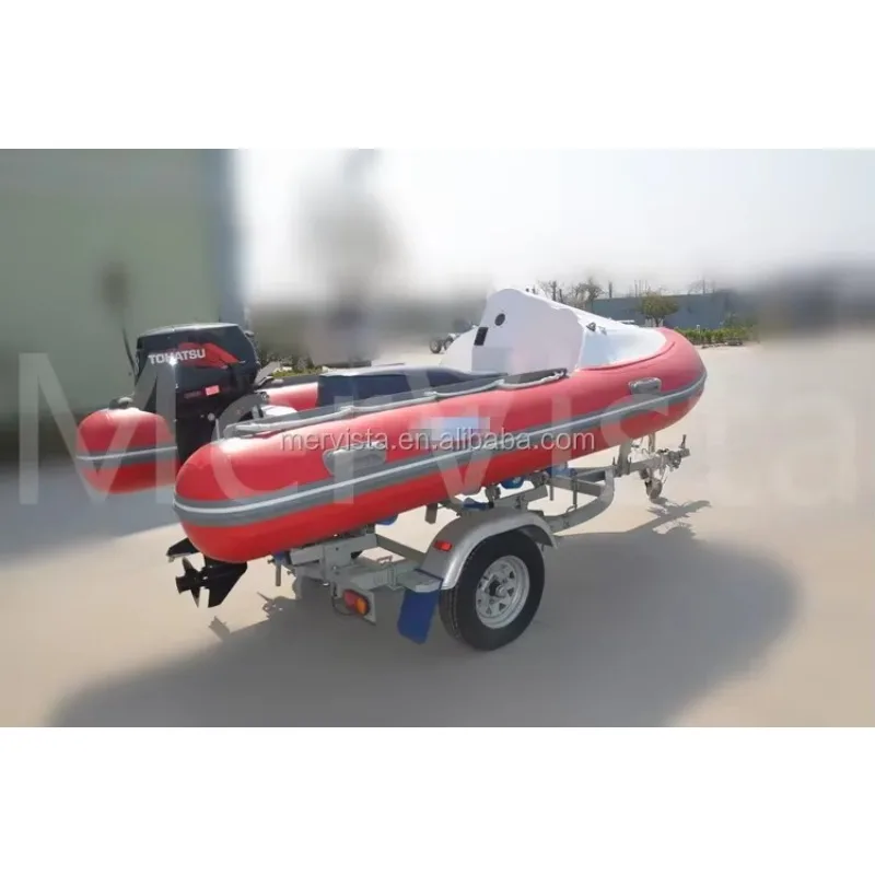 محرك CE 3 أشخاص قارب Jetski أحمر قابل للنفخ للبيع في الولايات المتحدة الأمريكية