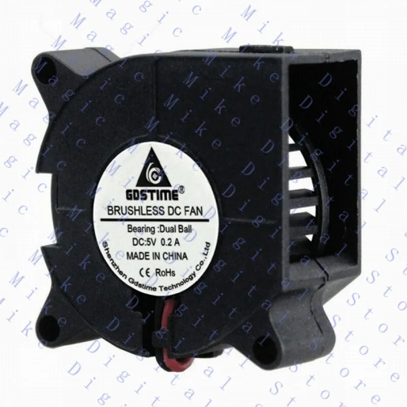 

UU 1PC 2-Pin Double Ball Turbo Blower 3D Printer Fan DC 5V 0.2A 4CM 4020
