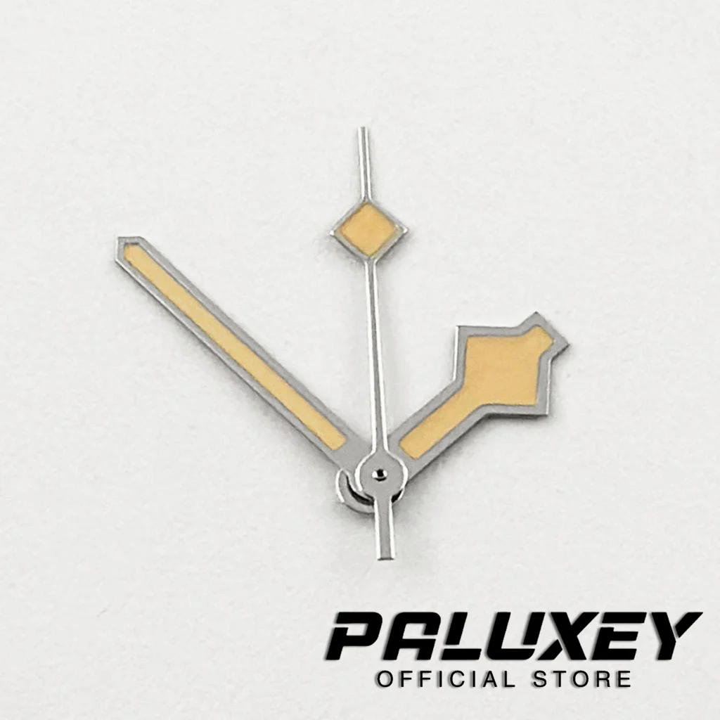 NH35 มือ Black Rose Gold Silver Gold นาฬิกามือเหมาะสําหรับ NH35 NH36 7S26 4R35 4R36 การเคลื่อนไหวสีเขียวส่องสว่างนาฬิกาตัวชี้