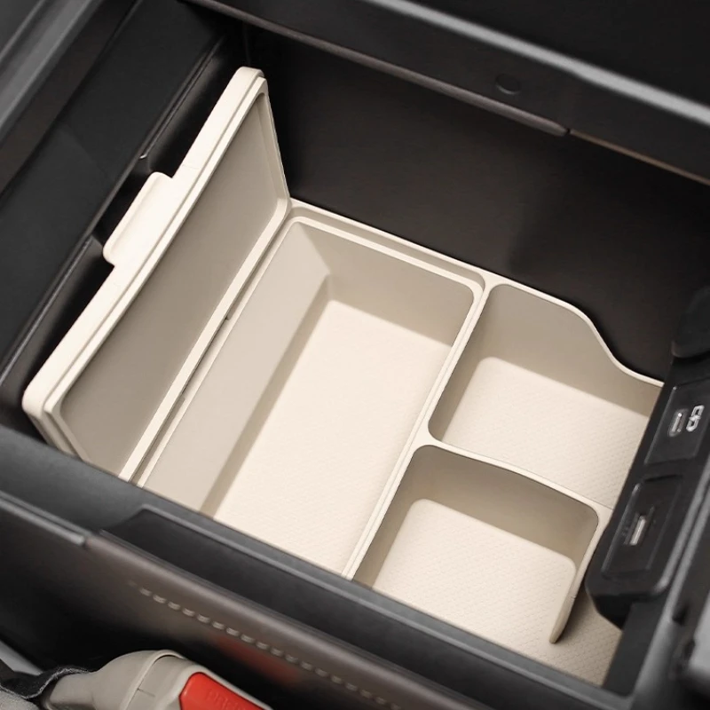 

For Toyota Alphard Vellfire 40 Series 2024 2025 Car Armrest Storage Box Silicone Waterproof Center Console Organzier Accessories