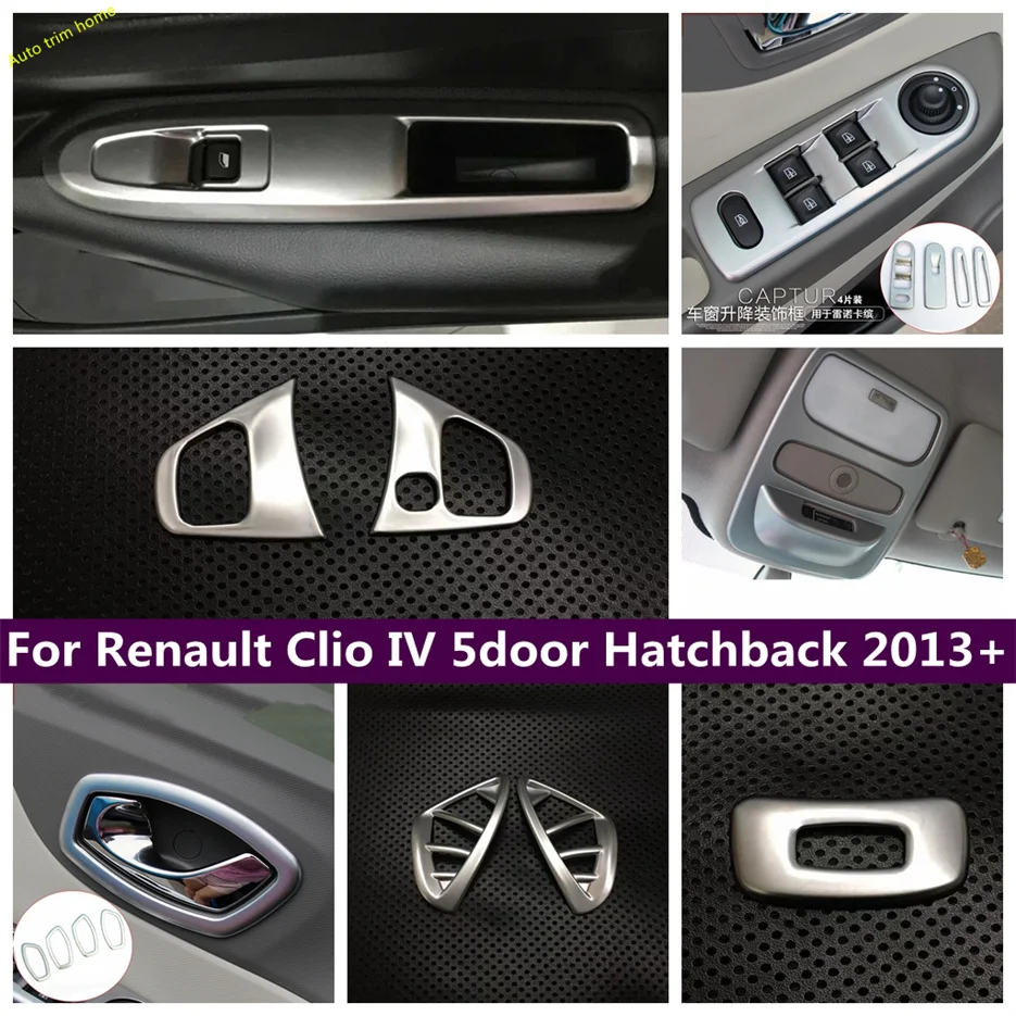 

Door Handle Bowl Air Conditioner Vent AC Outlet Window Lift Button Cover Trim For Renault Clio IV 5door Hatchback 2013 - 2018
