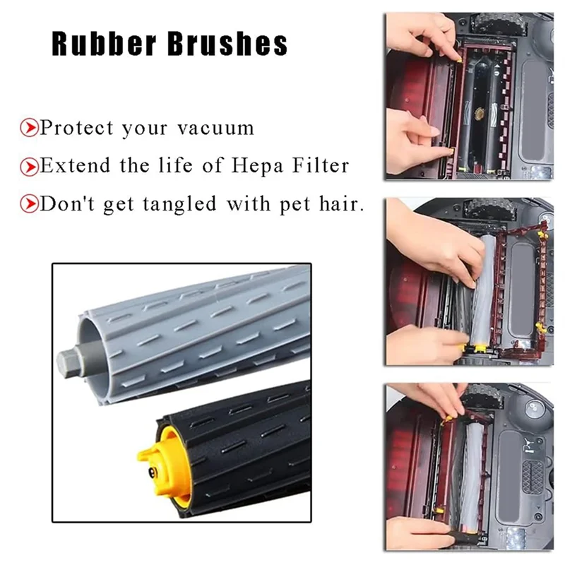 AB43-для Roomba Irobot 800 900 серии 960 980 890 880, аксессуары для щеток, насадки для пылесоса, детали