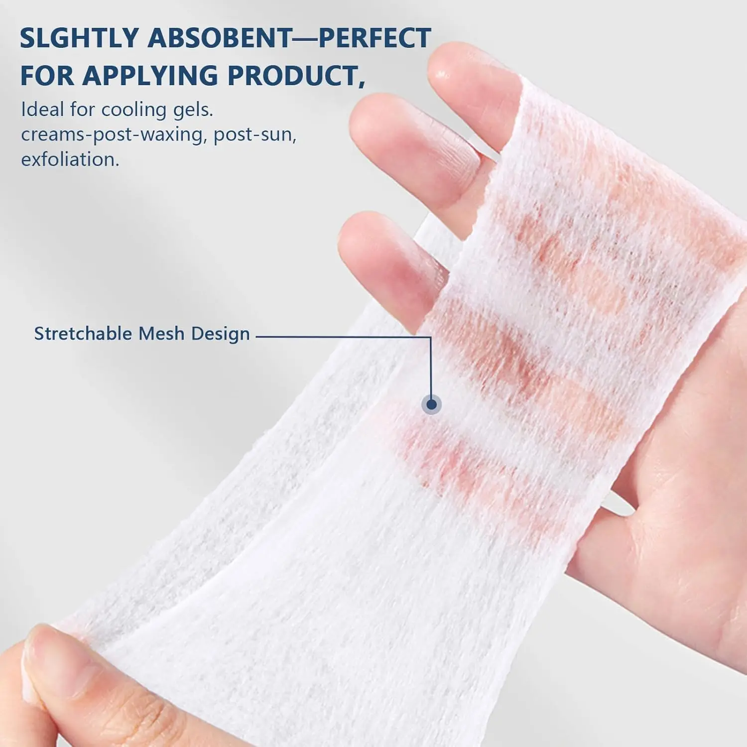 200 قطعة من وسادات القطن الرقيقة، مناديل قطنية قابلة للتمدد للوجه مناديل حريرية رقيقة مزيل المكياج وسادة قطنية لحبر التطبيقات الرطبة