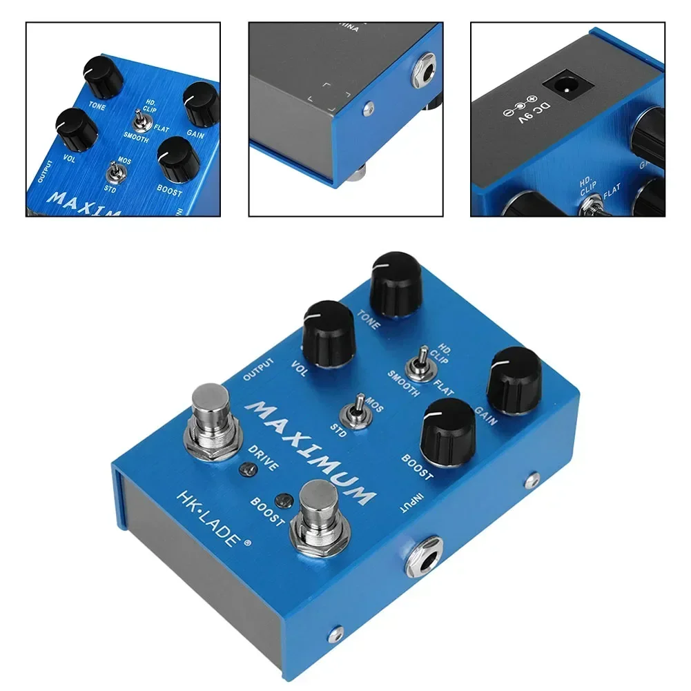 

Guitar Effects Pedal Electric Effects Pedal Live Performance Versatile Overdrive Effects Clear Sound Easy To Use
