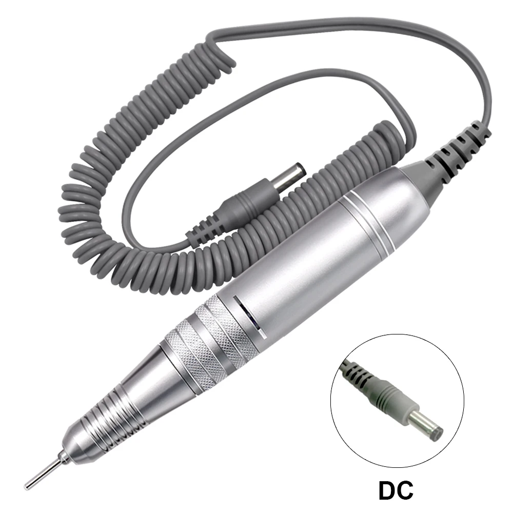 35000RPM DC 3ピン＆5ピン電動ネイル、低騒音プロ用ドリルペン、ジェルネイルハンドピース、マニキュアビューティーツールネイル