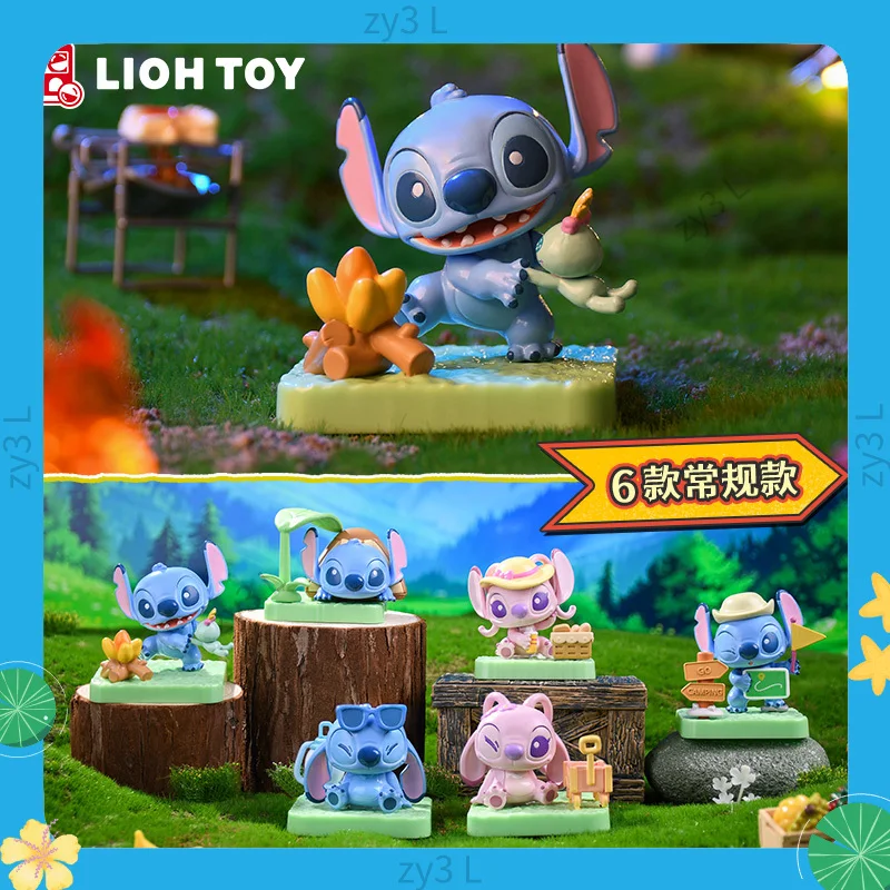 

2025 Disney Stitch City Escape Plan слепая коробка милый стежок орнамент коробка-сюрприз украшение для рабочего стола Рождественский подарок подарок на Новый год