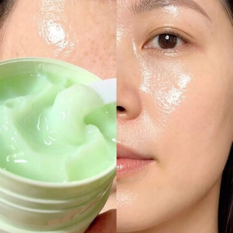 Chamomile Extract Pore Refining Sleeping Mask Hydrating Night Gel Face Mask Oil Control & Moisturizing Deep Cleansing Skin Care
