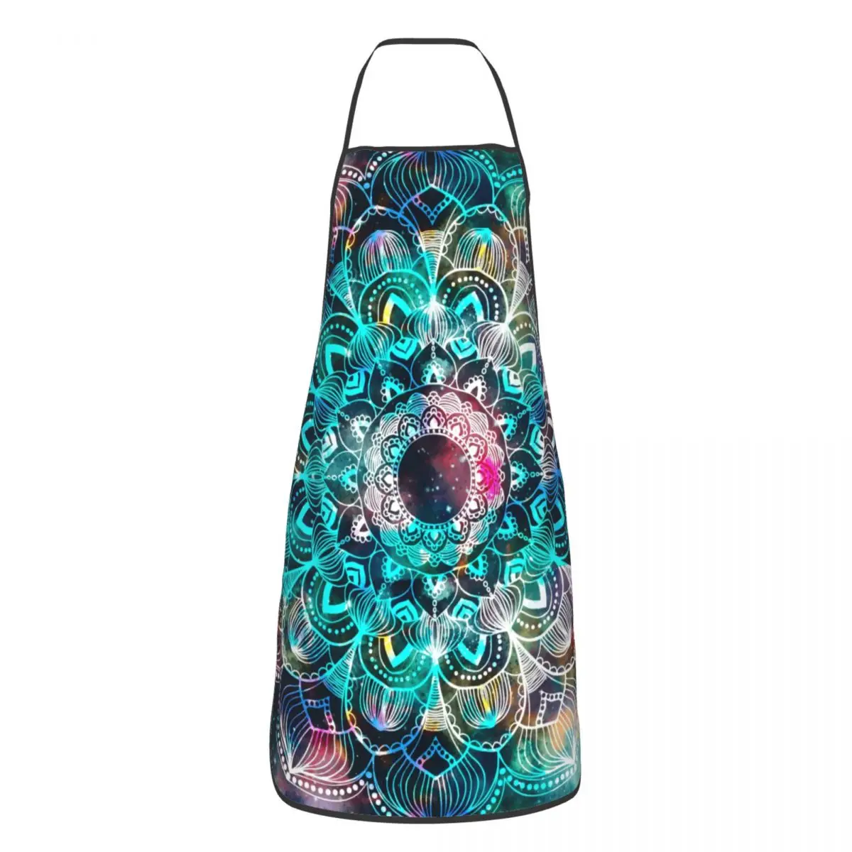 Custom Bib Bohemia Ethnic Mandala Flower Pattern Apron Men Women Unisex Adult Chef Cooking Kitchen Tablier Cuisine Painting