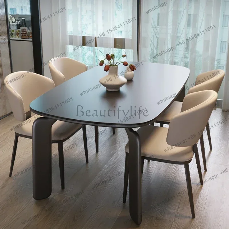 

D14Restaurant Italian Design Dining Tables Modern Party Event Kitchen Center Dining Tables Living Room Mesa De Comedor Furnitu