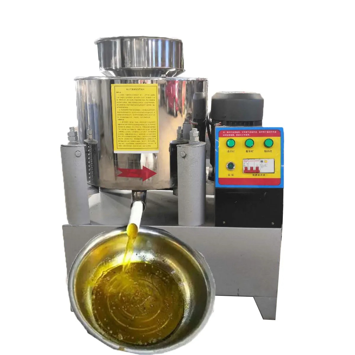 

304 Stainless steel 150kg/hour edible oil filter for soybean HJ-OF93 peanut sunflower centrifugal oil filter machine