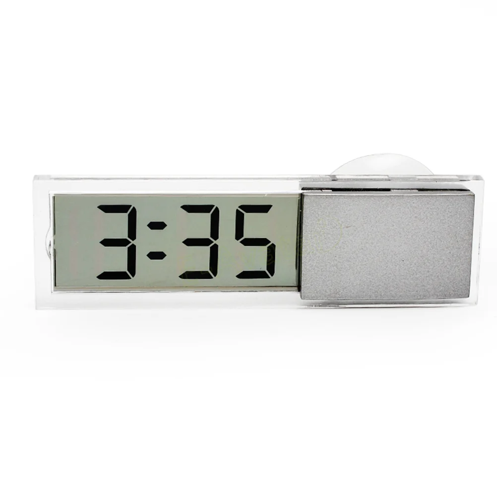 

Clock Digital for Car Home Alarm with LCD Display Liquid Crystal Mini Electronic