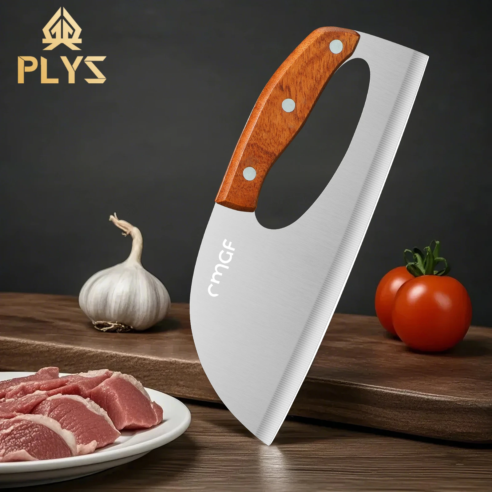 New Labor-saving Kitchen knife Stainless steel full edge chef's knife multi-function sharp cleaver meat cleaver kitchen tool