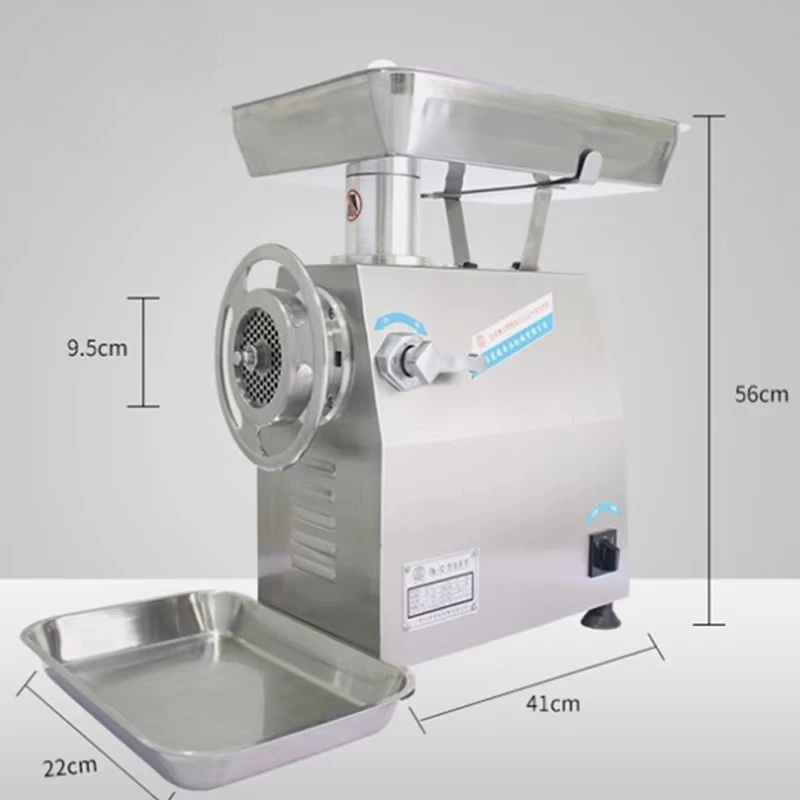 Stainless Steel Heavy-Duty Commercial Meat Grinder Industrial Use Meat Mincer Machine for Home Butcher Meat