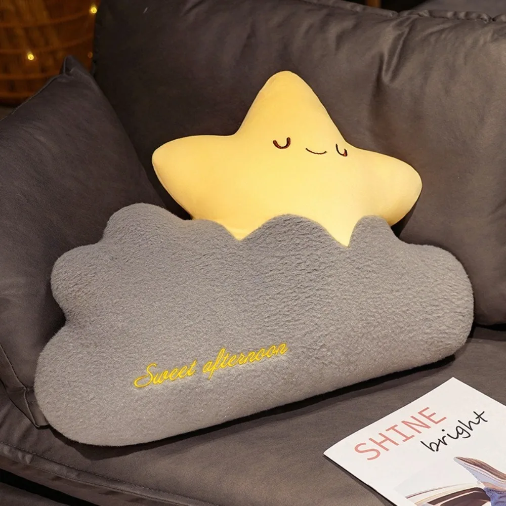 

Creative Cloud Shape Plush Pillow Rainbow Stuffed Toy Bedside Cushion Moon Chair Cushion Girl