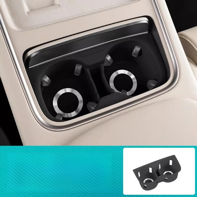 

Для NIO ES6 / EL6 2025 года: Коврик-подстаканник для центральной консоли — силиконовая противоскользящая накладка, аксессуары для декора салона автомобиля