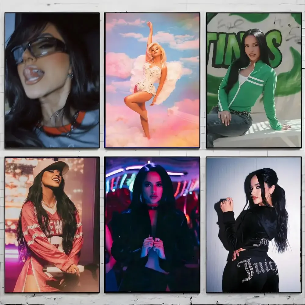 G latin pop female star singer B-Becky G Poster Superior Home Space Pub Indoor Decorative Art & Home Decor