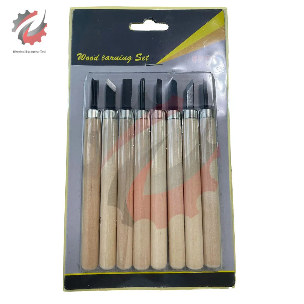 12pcs/10pcs//8pcs/6pcs/3pcs Professional Wood Carving Chisel Knife Hand Tool Set For Basic Detailed Carving Woodworkers Gouges