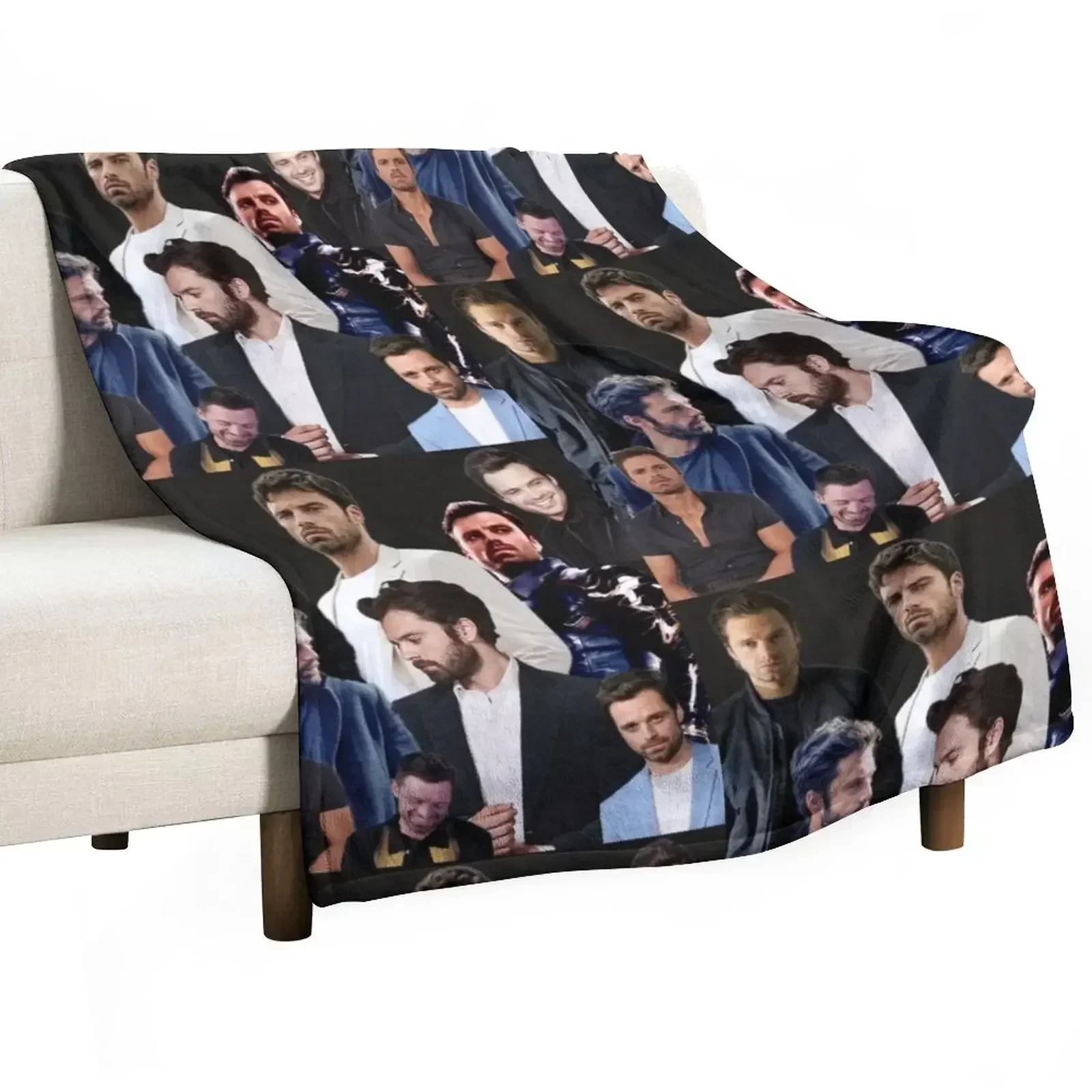 Sebastian Stan Throw Blanket Luxury Thicken Kid'S Blankets