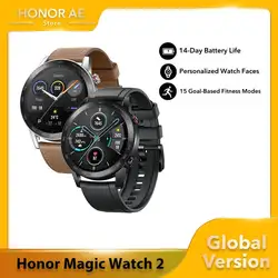 Version mondiale honneur montre magique 2 montre intelligente bluetooth 5.1 Smartwatch oxygène du sang étanche 14 jours coeur Rat pour Android iOS