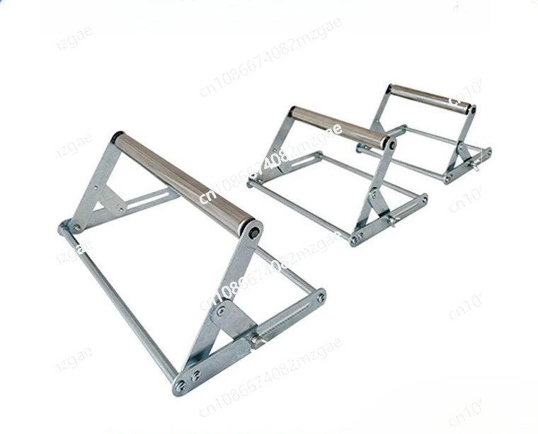 Heavy-Duty Stainless Steel Cutting Machine Stand with Adjustable Rollers for Long Material Support & Angle Grinder