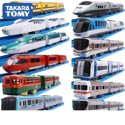 TAKARA TOMY 합금 모델 장난감 자동차, TOMICA 신칸센 플라레일 S 시리즈 트럭, 전기 기차 장난감, 음악 고속철도 지하철