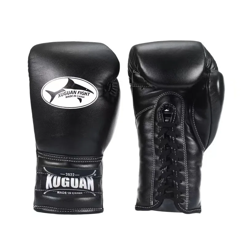 60 80 100 120oz Boxing Gloves PU Leather Muay Thai Guantes De Boxeo Free Fight MMA Sandbag Training Glove For Men Women