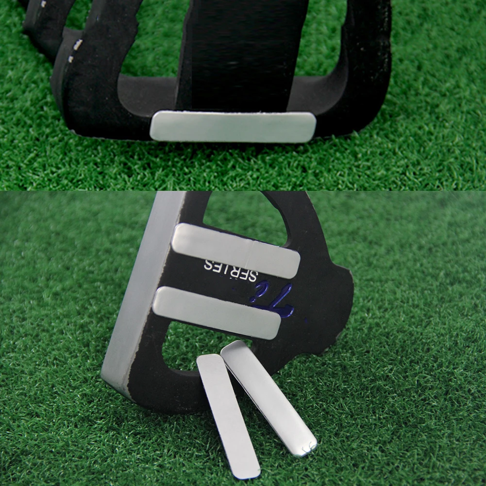 10pcs Self-Adhesive Lead Tapes Add Weight Professional Club Lead Tape Strips Accessories Golfer Training Aids Supplies