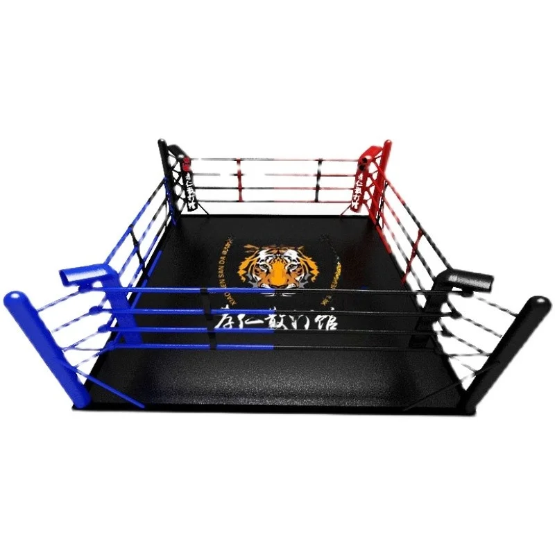 حلبة ملاكمة قياسية لتدريب الفنون القتالية، تصميم مكتبي، ساحة قتال MMA، قفص ثماني الأضلاع للمنافسات والتدريب