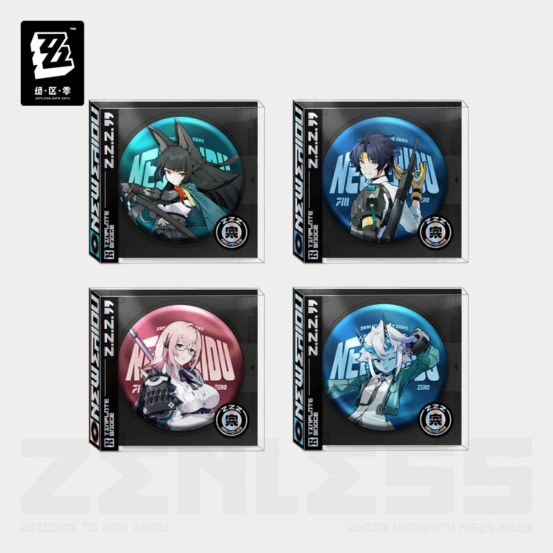 

[Официальный товар] Zenless Zone Zero H.S.O.S.6 Hoshimi Miyabi Asaba Harumasa Tsukishiro Yanagi Soukaku Жестяной значок