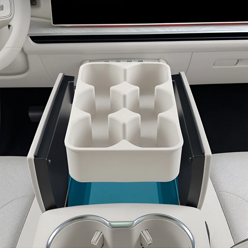 Fit for GWM Haval H10 Car Shock-absorbing Refrigerator Compartmentalized Storage Silicone Pad Car Interior Modification Supplies