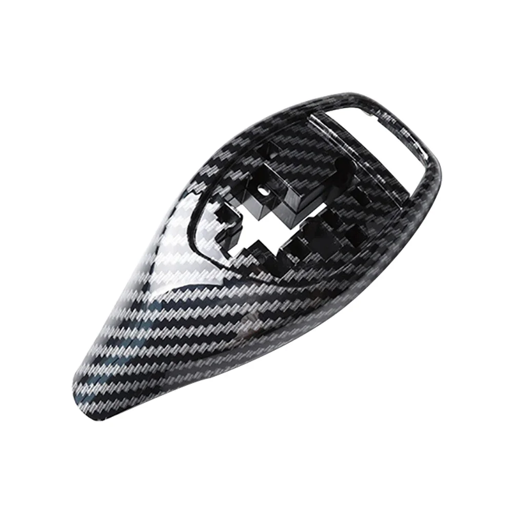 Carbon Fiber Gear Shift Knob Trim Cover Gear Shift Lever Handle Cover For BMW 1 2 3 4 5 6 7 Series X3 X4 X5 X6 F15 F16 E70 E71