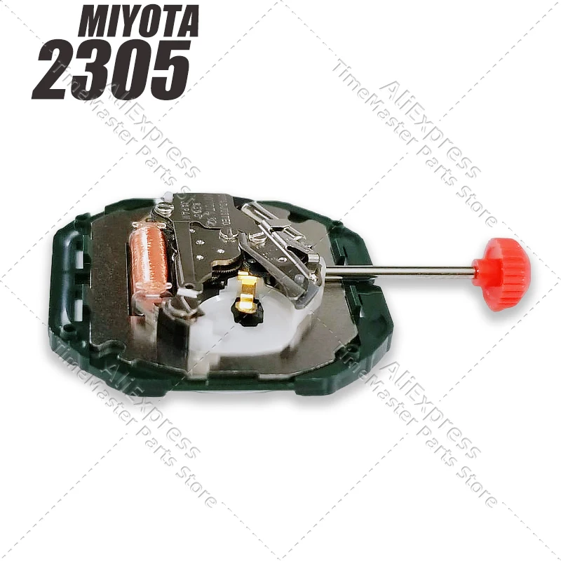 Mechanizm zegarka kwarcowego 2305 3 wskazówki Wyświetlanie daty dnia Rozmiar 11 1/2 ''wysokość 4,15 mm Metalowy mechanizm kwarcowy Akcesoria do zegarków
