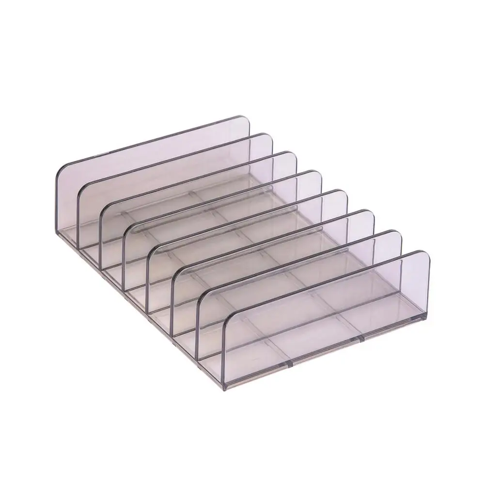 Eyeshadow Tray Storage Rack Transparent Powder Box Rack Drawer Cosmetics Storage Desktop Partition Makeup W7M5