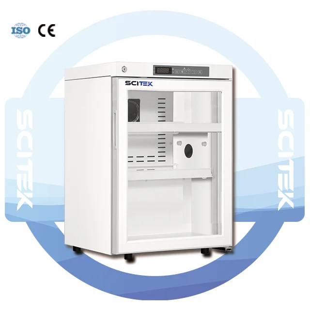 60L Medical Refrigerator (2-8°C) Mini Refrigeration Equipment Laboratory Refrigerator LED Screen Forced-air Cooling System view 4