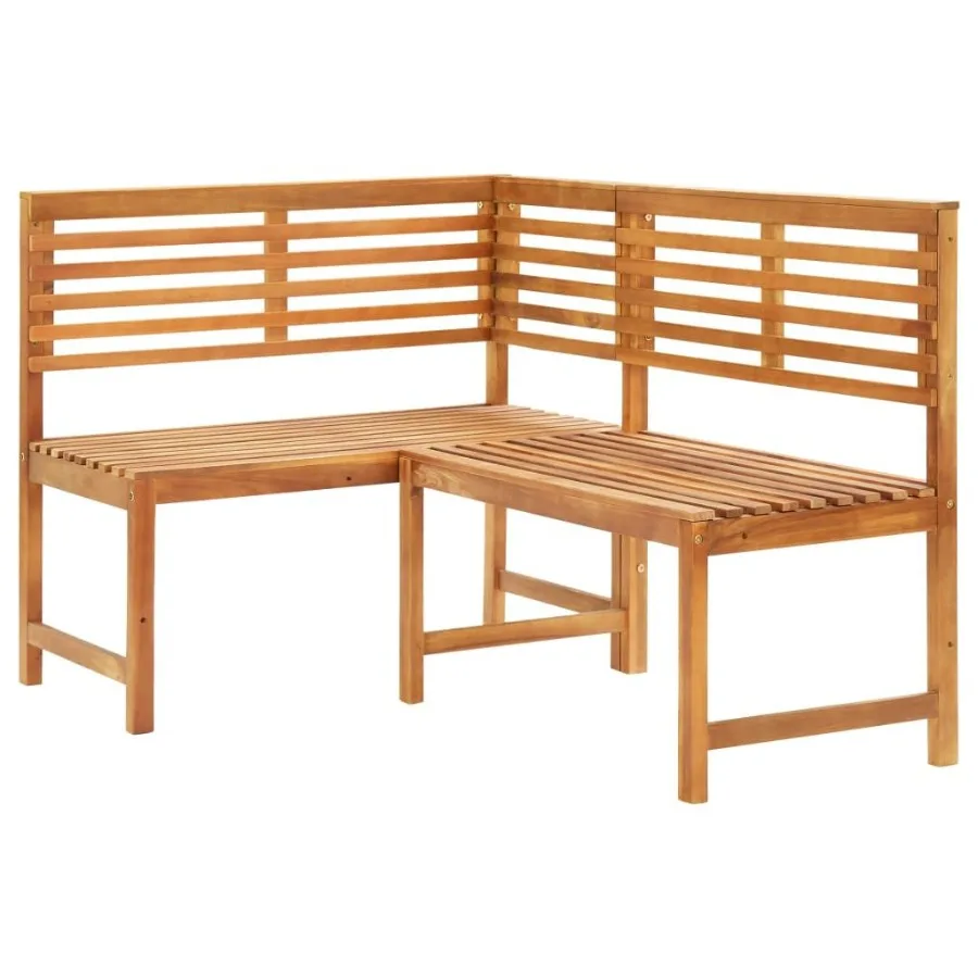 

Patio Corner Bench 55.1 Solid Acacia Wood
