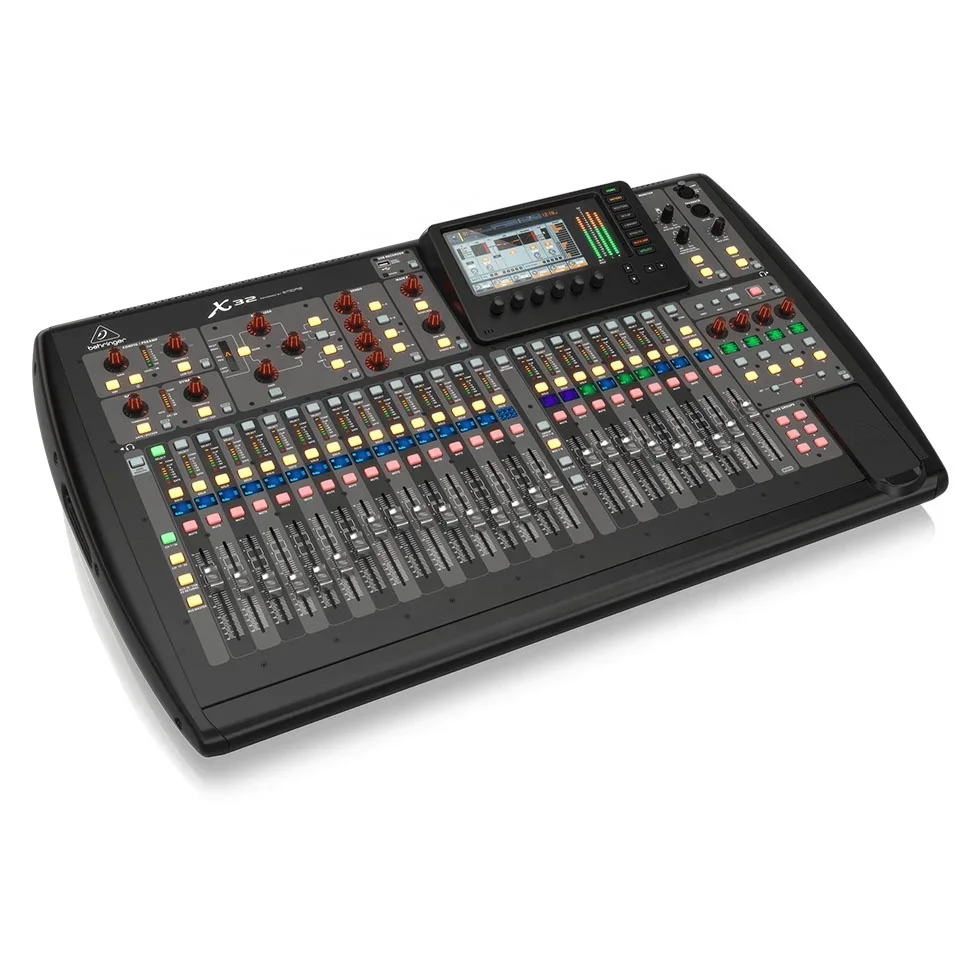 Behringer X32 Audio Console 32 Input Channels 25 Motorized Faders Digital Mixer Stage Audio Sound Equipment