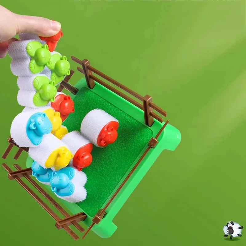 Nieuwe unieke bordspellen kinderspeelgoed Crazy Jumping Sheep Funny Friend Family Ouder-kind interactie Party Table Games Balance Toy