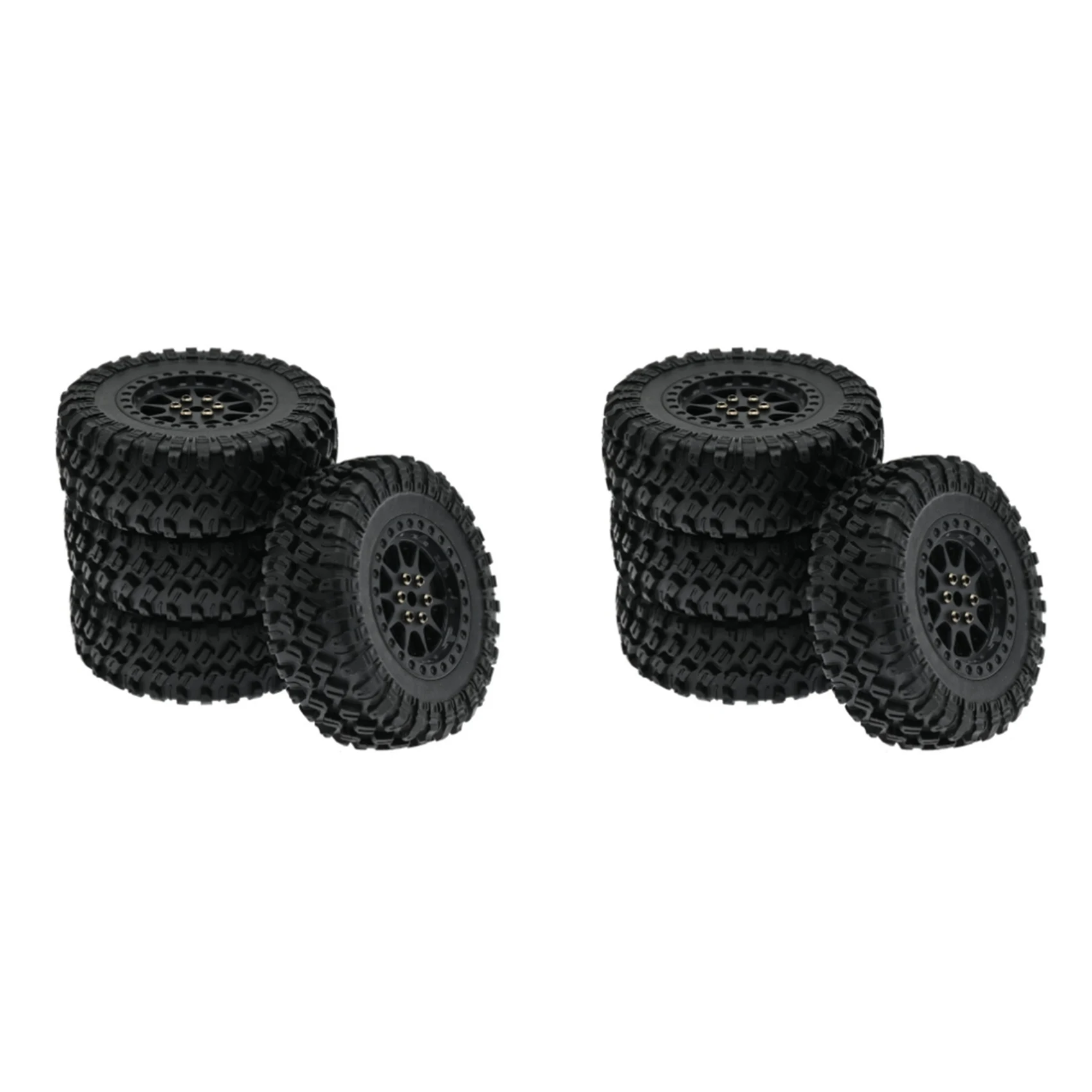 8X Tire Clamp Wheel RC Car Upgrade Parts Accessories 70Mm For MN D90 MN98 MN99S MN82 WPL C14 C24 C34 B14 B24-[A17I Toy]