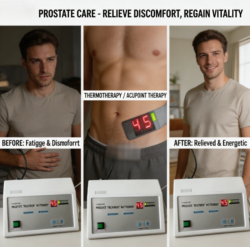 Portable Prostate Rehabilitation Wand at Home, Reduces Frequent Urination and Nocturia, Ideal Medical Gadget for Elderly Men