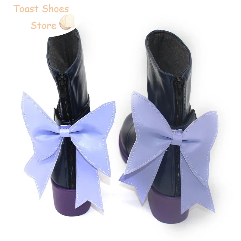 Shirogane Noel Cosplay Shoes PU Leather Shoes Halloween Carnival Boots Vtuber Cosplay Prop Costume Prop