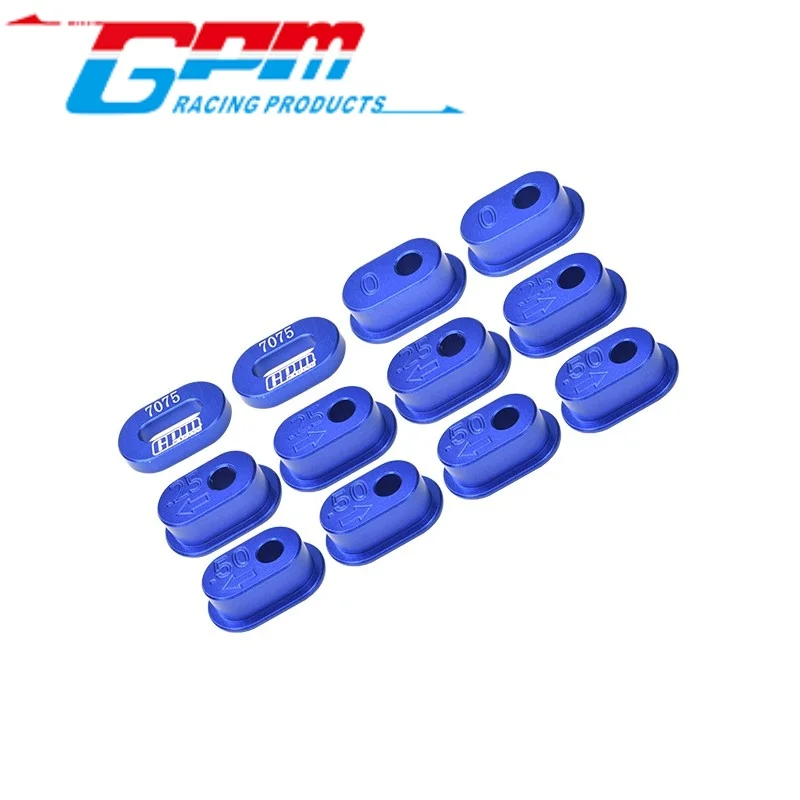 GPM MX010 알루미늄 7075-T6 체인 텐션 조절기 세트 LOSI 1/4 PROMOTO MX SM 오토바이 RC 업그레이드용